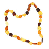 Baby Drop Amber Teeth Necklace